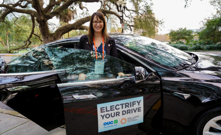 OUC Electric Tesla Tallahassee Drive Up